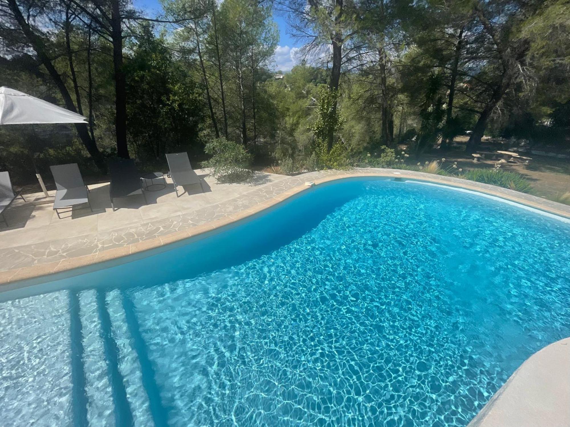 La Villa Des Carriers- Maison Avec Piscine Proche Mer โรกฟอร์-เลส์-แปงส์ ภายนอก รูปภาพ